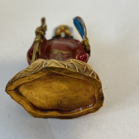 Vintage Japanese Painted Small Celluloid Figures 7 Gods of Good Fortune - Picture 3 of 16